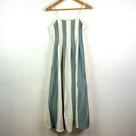 NWT Madewell Tay Pleated Midi Sundress Dress - Picture 8 of 14
